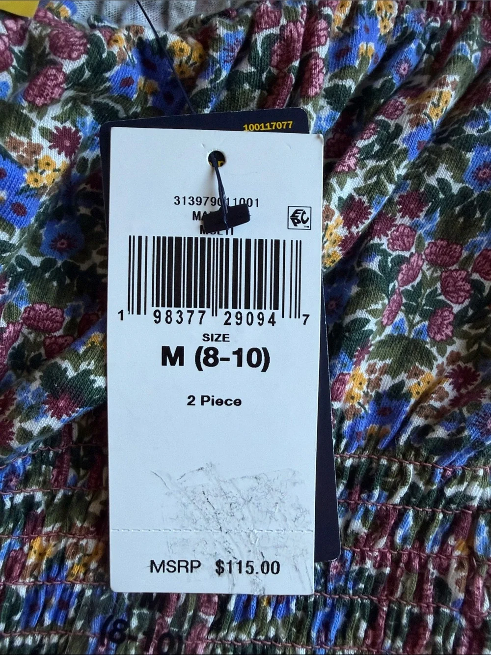 Polo by Ralph Lauren Multicolor Floral Smocked Matching Set